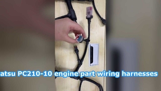 Arneses de cableado de pieza del motor Komatsu PC210-10 6755-81-9310