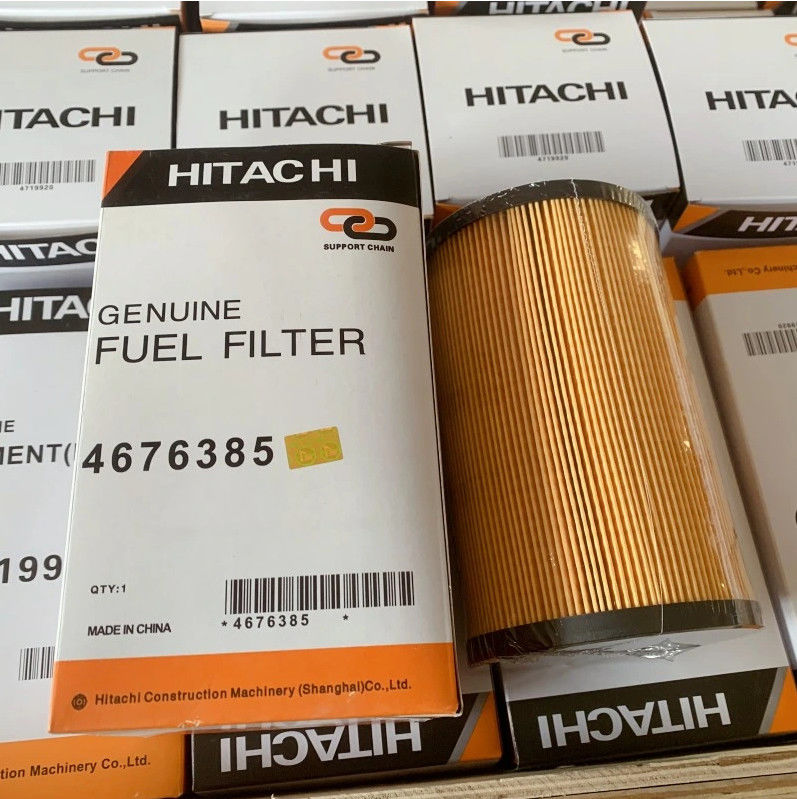 Combustibles originales Hitachi Filtros 4676385 Repuestos de maquinaria de construcción