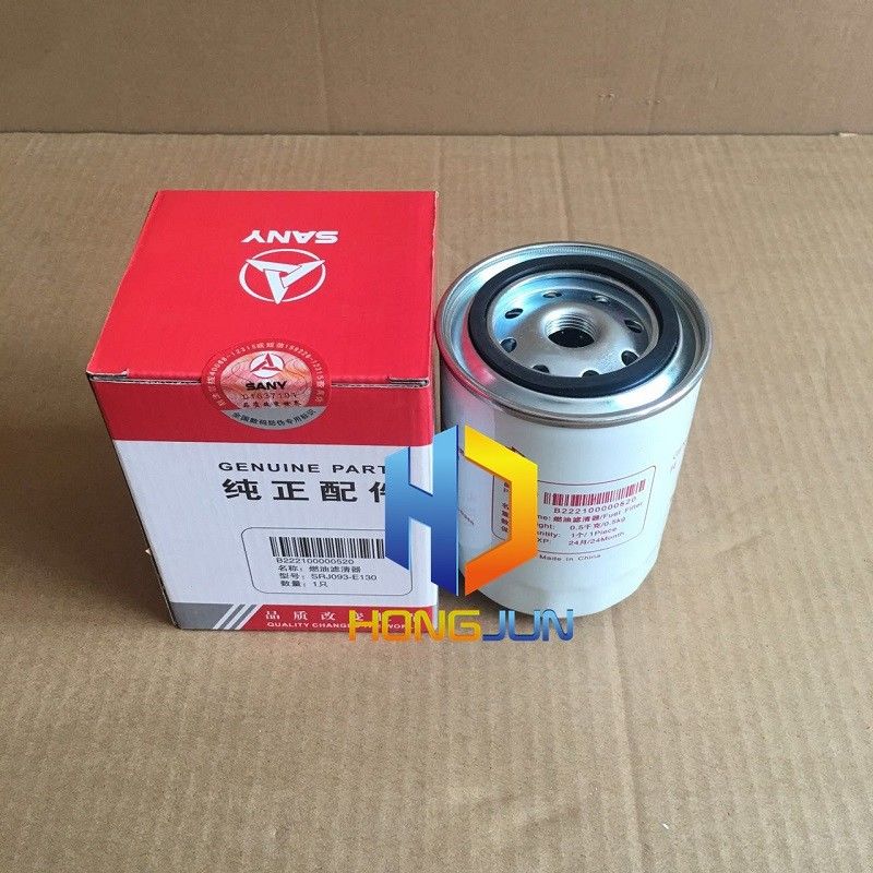 Motores diesel Sany partes de excavadoras, B222100000520 Elemento de filtro de combustible de excavadoras