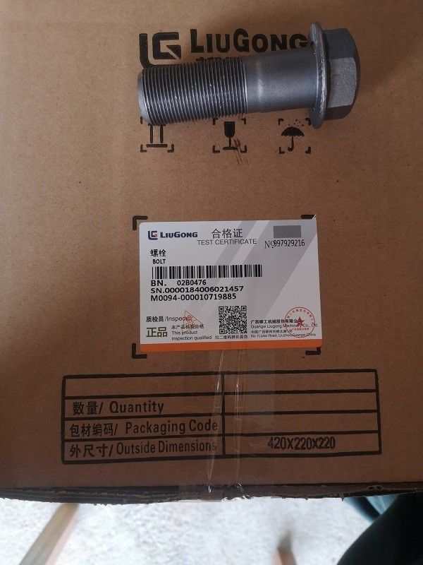 Venta al por menor de pernos de pernos de acero inoxidable 02B0476/02B0718/02B0353/00B0058/01B1387 para Liugong