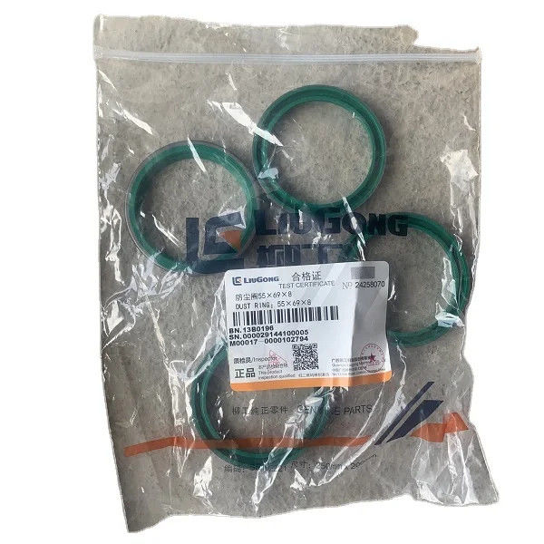 Trabajos de construcción anillo de polvo 13B0196 tornillos partes de motor calificador para Liugong
