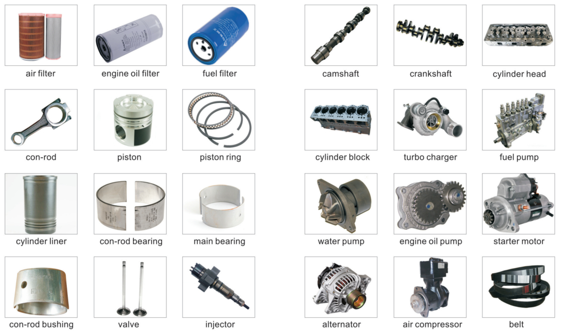 Compresor de corriente alterna de Komatsu WA150-6 WA200-6 WA250-6 WA270-7